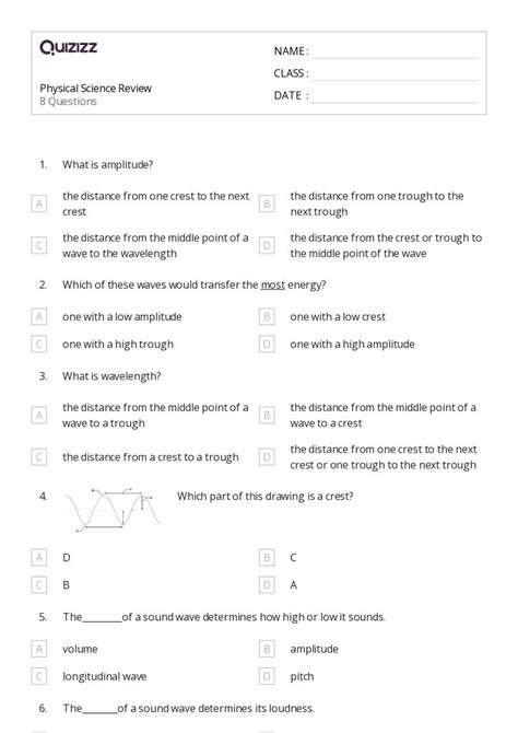 50+ Physical Science worksheets for 4th Class on Quizizz | Free & Printable