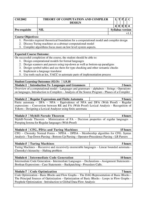 CSE2002 Theory-OF- Computation-AND- Compiler- Design TH 1.1 47 CSE2002 ...