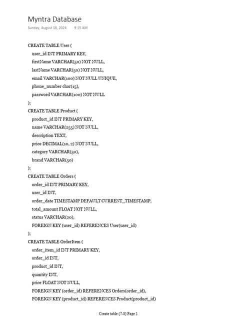 Image result for SQL Notes PDF Download