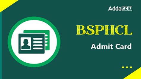 BSPHCL Clerk & Store Assistant Admit Card 2025 Out, Download PDF