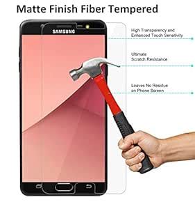 Red Qube Matte Fiber Tempered Screen Protector with Oleophobic Coating ...