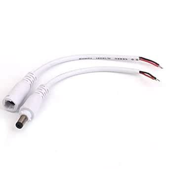 VMS INDIA DC 5.5X2.1 Female Male Adapter Cable Wire for CCTV Camera ...