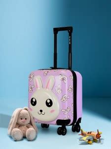 NASHER MILES Tic Tac Toe Zoo Rabbit Hard-Sided Cabin Luggage Purple ...