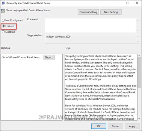 Image result for Disable Control Panel