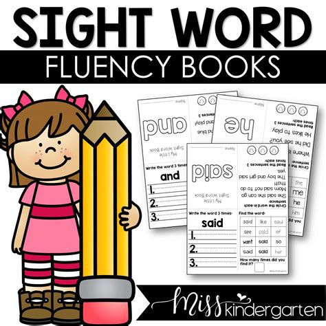 Kindergarten Sight Words Centers - Miss Kindergarten
