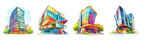 People in Different Buildings Cartoon Png 的图像结果