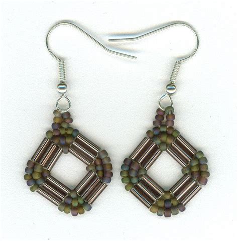 Image result for Bugle Bead Earring Tutorial