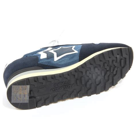 G5504 sneaker uomo ATLANTIC STARS ARGO blue suede/fabric shoe men