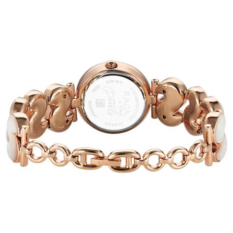 Buy Online Titan Raga Power Pearls Quartz Analog Mother Of Pearl Dial ...