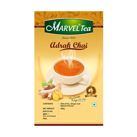 Buy Ginger Tea (Adrak Tea) Online | Strong & Aromatic - Marvel Tea