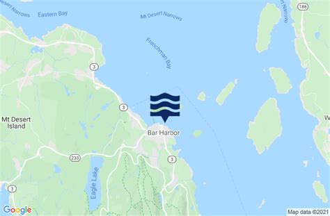 Bar Harbor, ME Tide Charts, High & Low Tide Table, Fishing Times | US