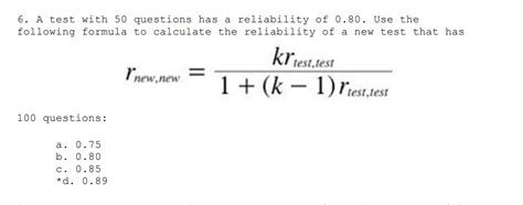 Reliability Calculation Formula 的图像结果
