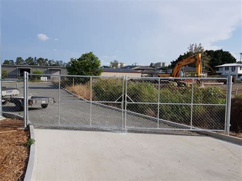 Chain Link Rolling Driveway Gate Chain Link Driveway Gate