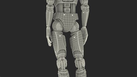 3D model Sci Fi Humanoid Male Robot Standing Pose | 3D Molier International