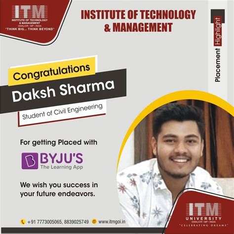 Institute of Technology & Management, Gwalior: Best Institute in ...