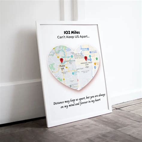 Long distance Couple Frame – Crafties