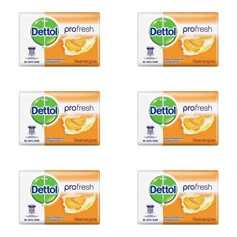 Dettol Anti-Bacterial Bar Soap, Fresh, 105 Gr / 3.7 Oz (12 Pack ...