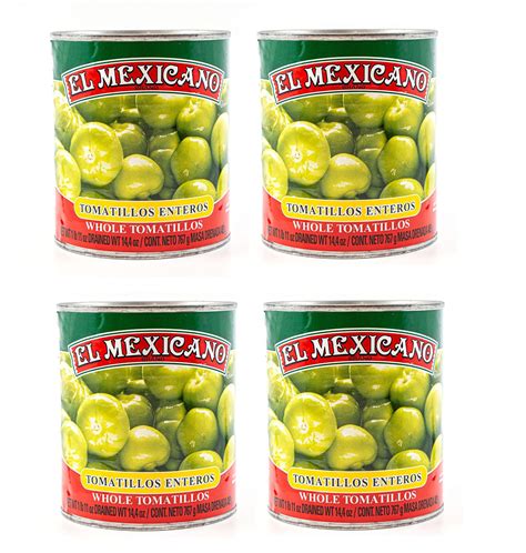Al Amin Foods El Mexicano Tomatillos Enteros Whole Tomatillos 4 ...