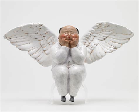 XQ 稀奇 艺术 瞿广慈《节庆天使》23X12X36cm 雕塑 玻璃钢烤漆多少钱-什么值得买