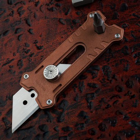 EK16 EDC Utility Knife (Titanium Or Copper) | Alchemy EDC