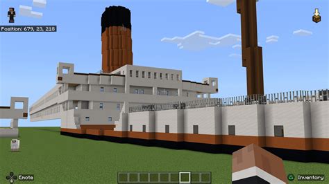 Image result for Titanic Build Minecraft Tutorial