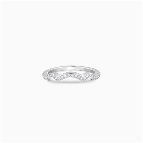 Silver Shinning Wave Ring – GIVA