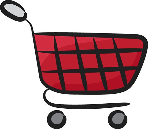 Shopping cart clip art 52599178 Vector Art at Vecteezy