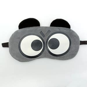 PRASJAL Velvet Cute Big Eye funny cartoon Sleeping Eye Mask Slip Night ...