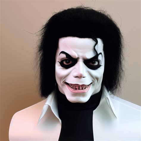 scary Michael Jackson halloween mask : r/deepdream