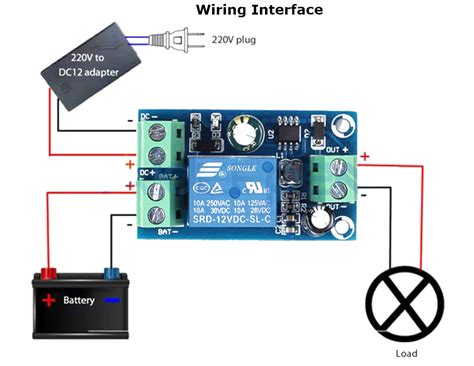 Probots 12-48V DC Power Failure Automatic Switching Relay Module ...