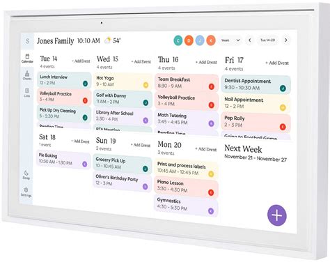 Customer Reviews: Skylight Calendar: 15 Inch Touchscreen Smart Calendar ...