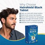 Hairshield Black Tablet for Men | Stop Hair Loss & Boost Hair Growth ...