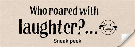 The city that roars with laughter...