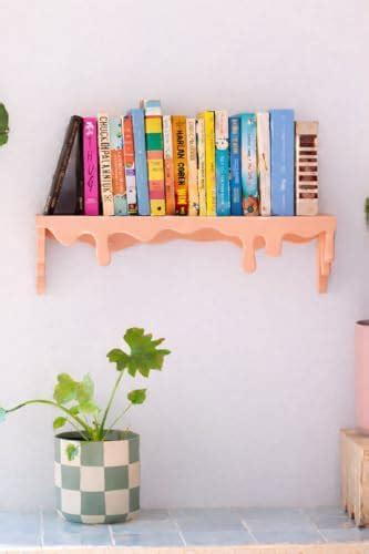 MAZOX Melting Shelf Wooden Wall Shelf Decor |Living Room |Bed Room ...