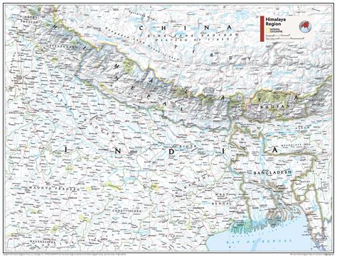 Himalayan Mountains Location On World Map World Map Mountains