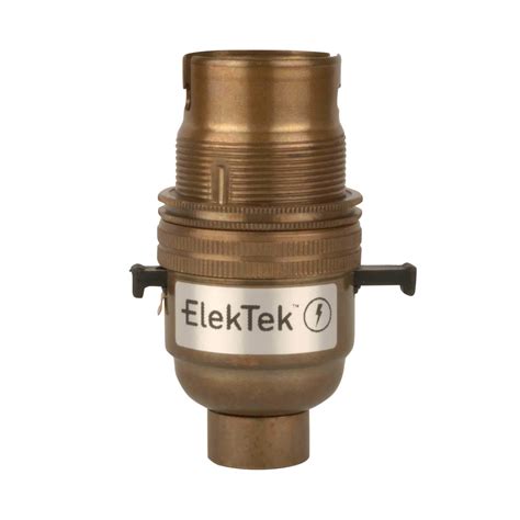 Buy ElekTek Special Safety Switch Lamp Bulb Holder B22 BC Bayonet Shade ...