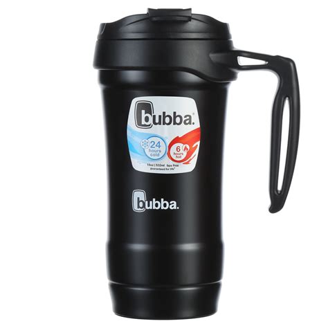 bubba Hero Stainless Steel Travel Mug Black Licorice, 18 fl oz. - Walmart.com