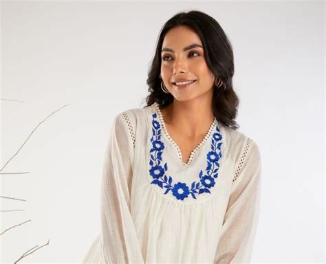 Ivory Embroidered Chanderi Co-ord Set- Set of 2