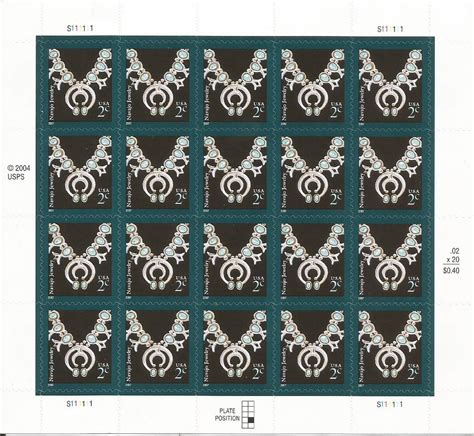 Navajo Jewelry Stamp – Stamps of USA 2007. – Stamp Digest