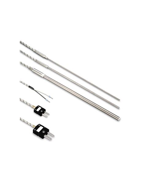 TERMOPAR TIPO "J" Ø 6 X 30 MM SALIDA CABLE FIBRA/MALLA METALICA ...