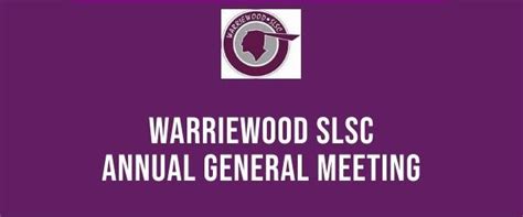 WSLSC AGM, Warriewood SLSC, Sydney, 24 July 2022 | AllEvents