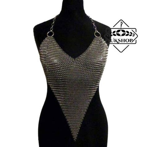 Chainmail Bikini Top For Birthday Party - uketsyshop.com