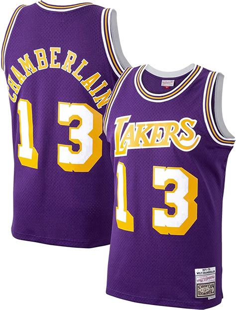 Mitchell And Ness - Los Angeles Lakers Mens Nba Swingman 71-72 Wilt ...