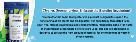 Bio Reme Biotoilet for Bio Toilet Biodigesters I Odour Free Bio Toilet ...