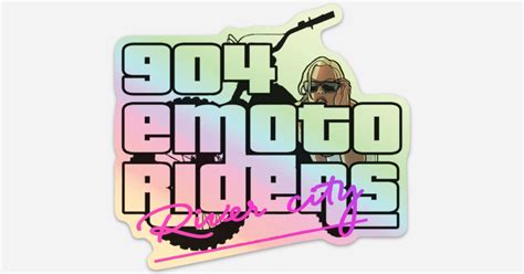 LARGE 904 Emoto Holographic Stickers by 904 Emoto Riders | Holographic ...