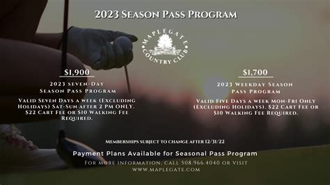 Memberships - Maplegate Country Club