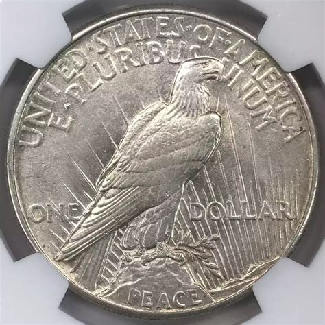 1921 Peace Silver Dollar NGC AU-58 HIGH RELIEF - Old Pueblo Coin