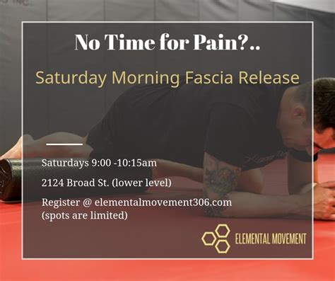 Saturday Morning Fascia Release, Complete Martial Arts and Fitness Inc ...