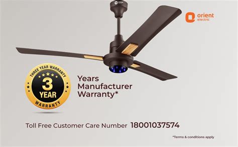 Buy Orient Electric I-Tome Smart BLDC Ceiling fan 1200mm 28W Energy ...