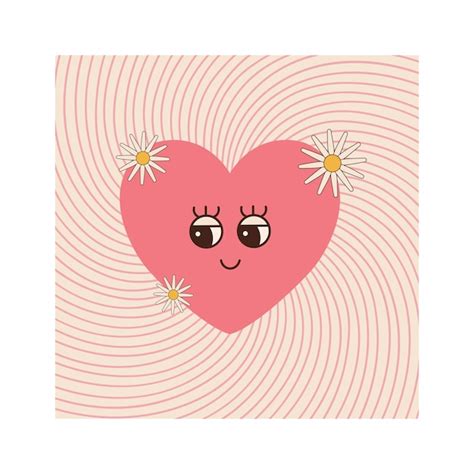 Funky Muster und Textur im trendigen Retro-60er-70er-Cartoon-Stil ...